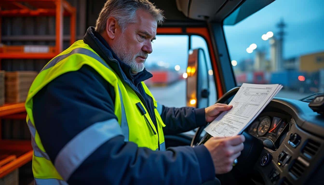 Illustration: Comprendre l’importance de l’attestation de capacité pour le transport de marchandises