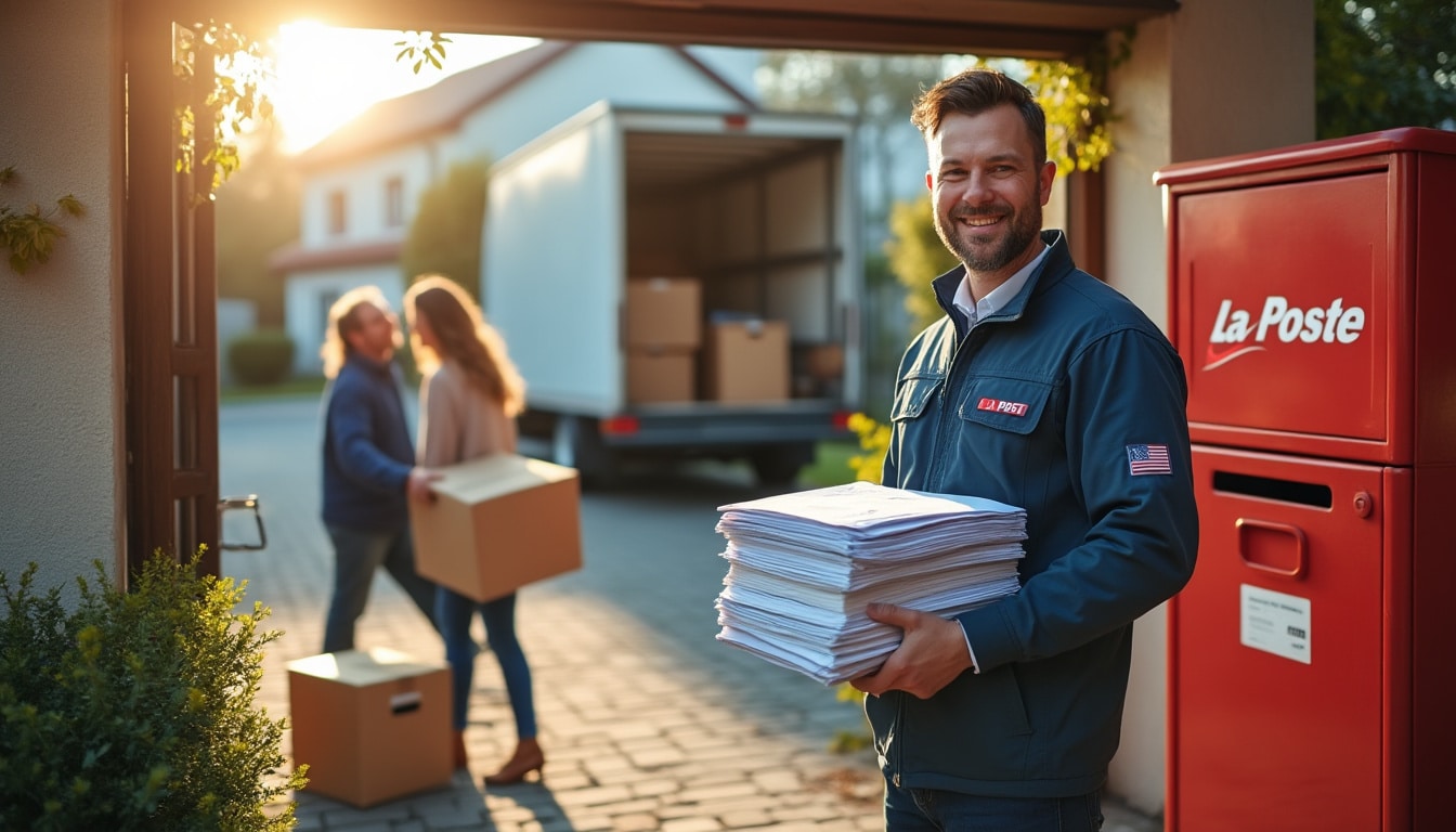 Illustration: Comprendre le suivi du courrier lors d’un déménagement avec La Poste