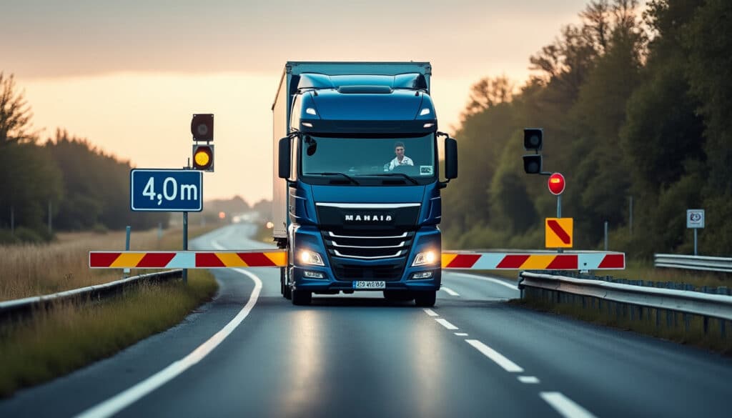 Hauteur des poids lourds : normes, mesures et sécurité routière