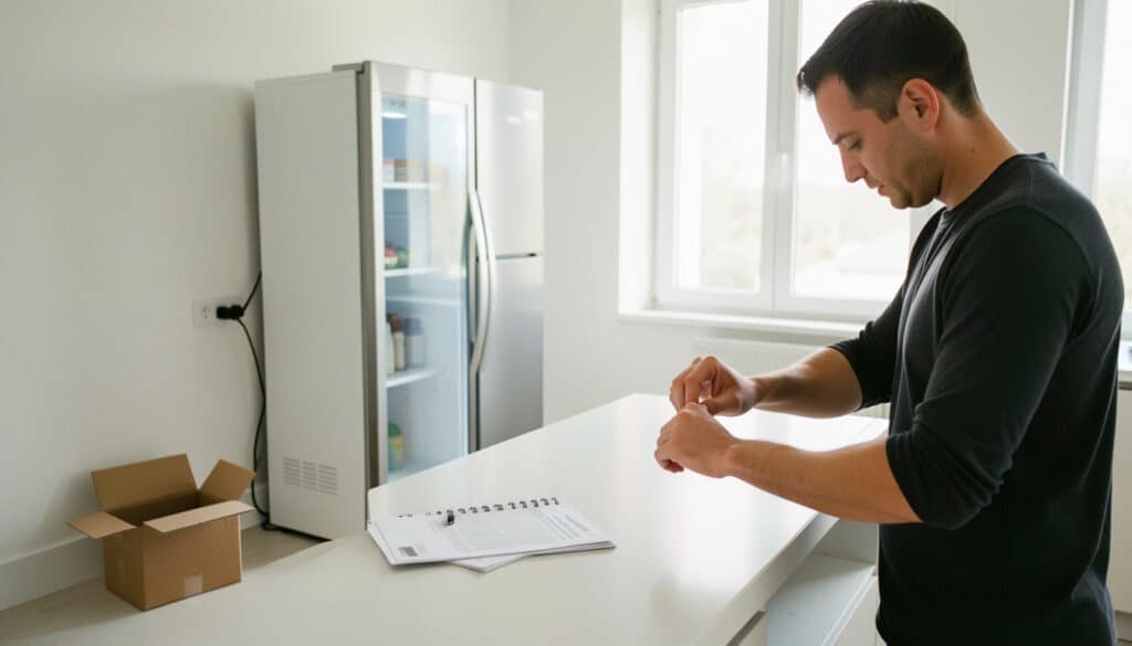 Quand brancher un frigo après transport sans risque ?