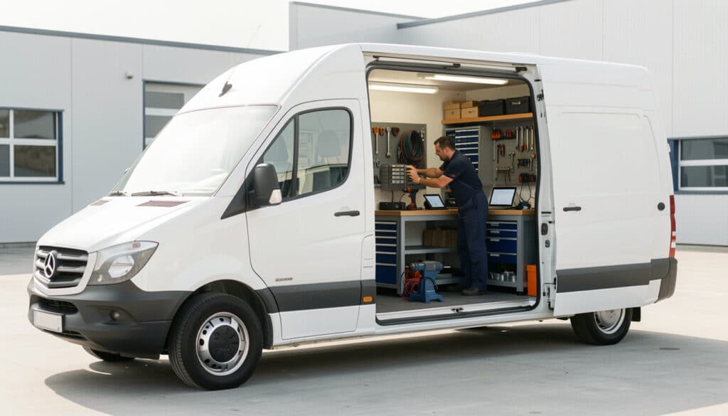 Camion d’atelier mobile : bien l’aménager