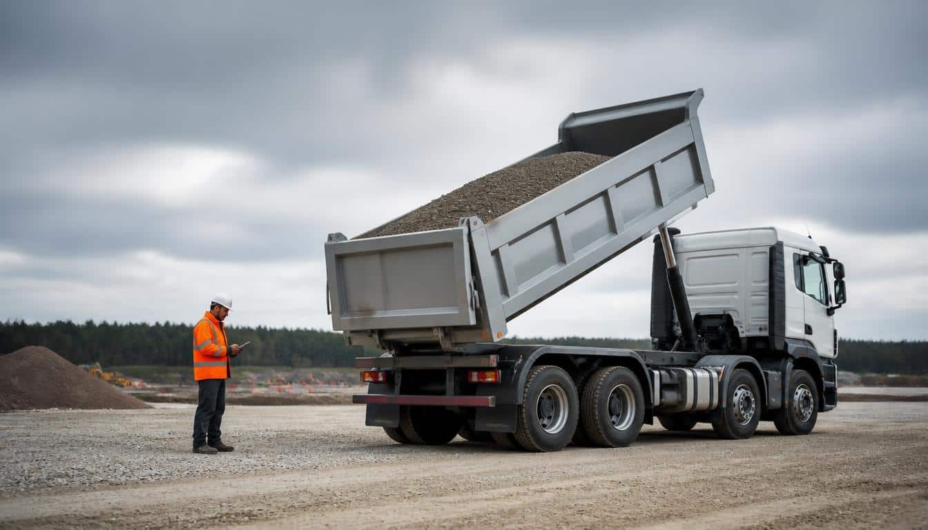 Capacité d’un camion benne de 26 tonnes : bien la calculer