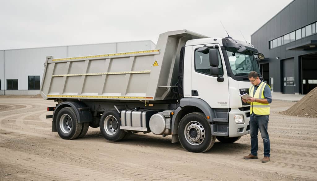 Dimensions d’un camion benne de 3,5 t : lesquelles vérifier