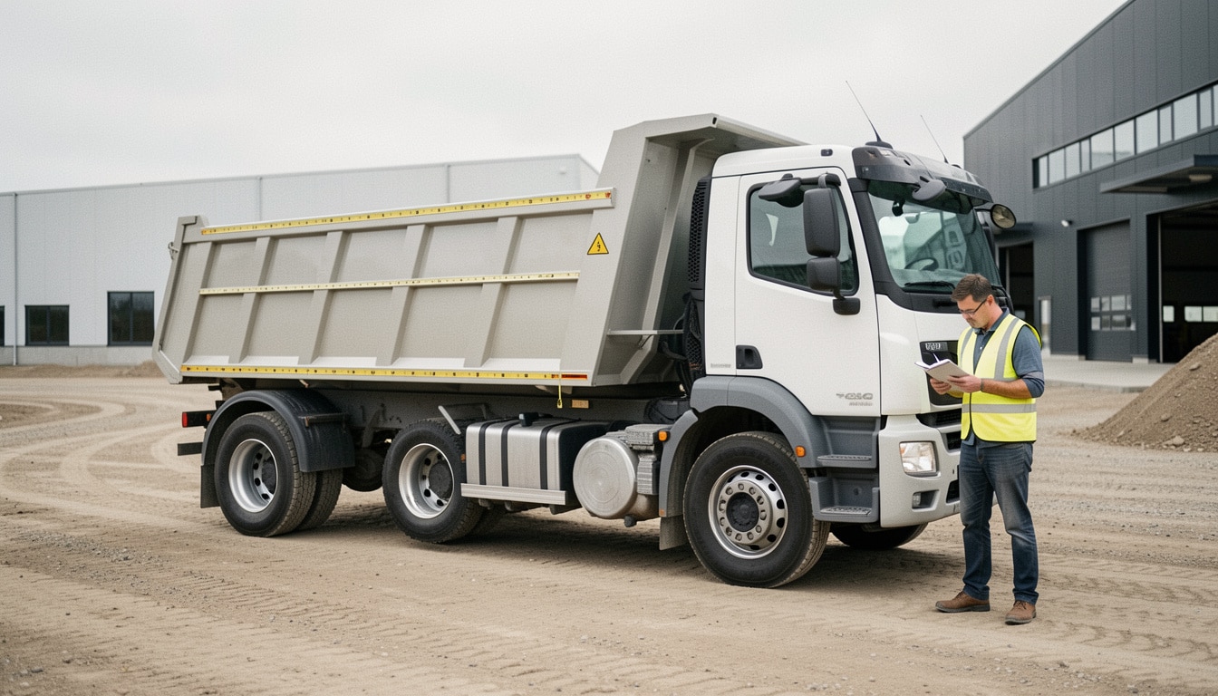 Dimensions d’un camion benne de 3,5 t : lesquelles vérifier