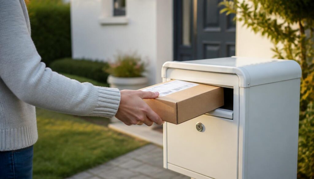 Envoyer un colis depuis sa boîte aux lettres