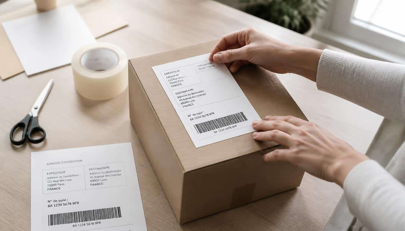 Étiquette d’envoi de colis : bien la préparer et la coller