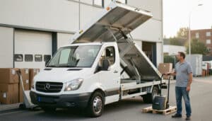 Location d’un camion avec hayon : bien le choisir