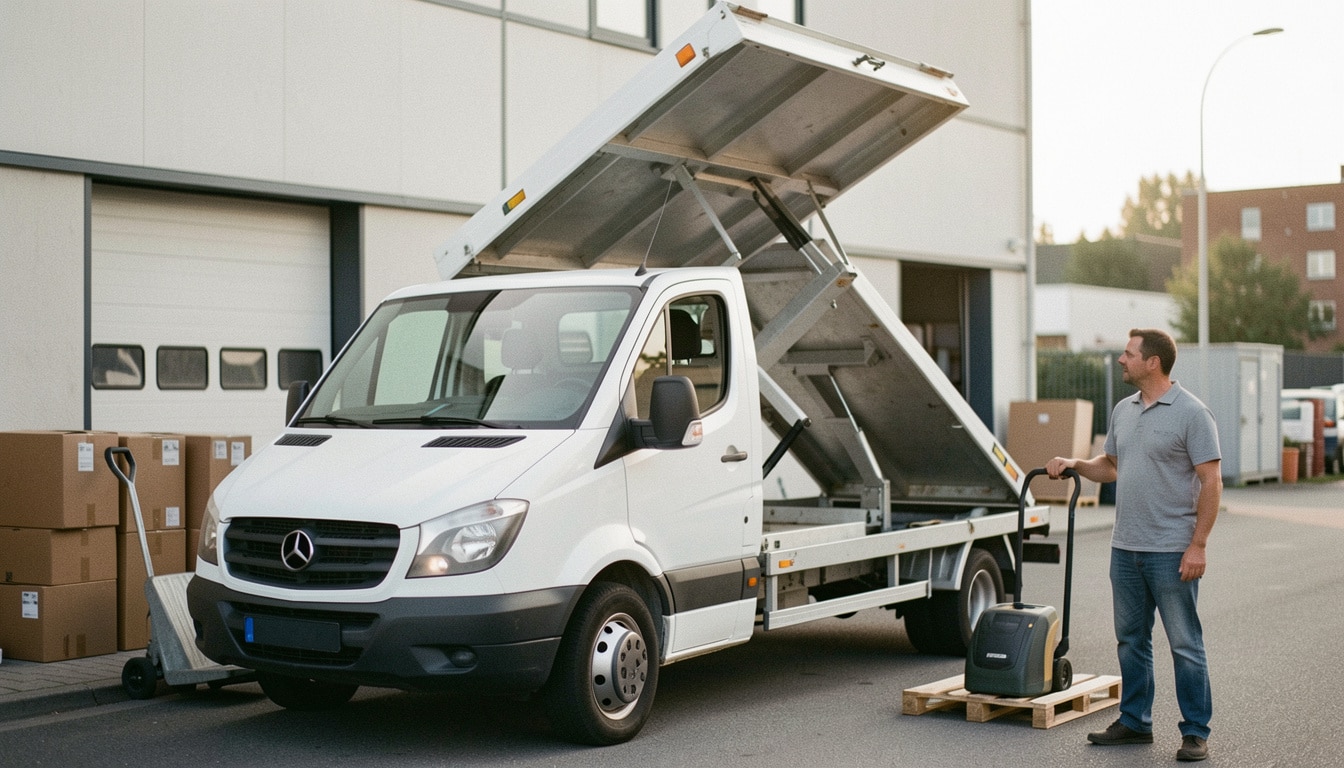 Location d’un camion avec hayon : bien le choisir